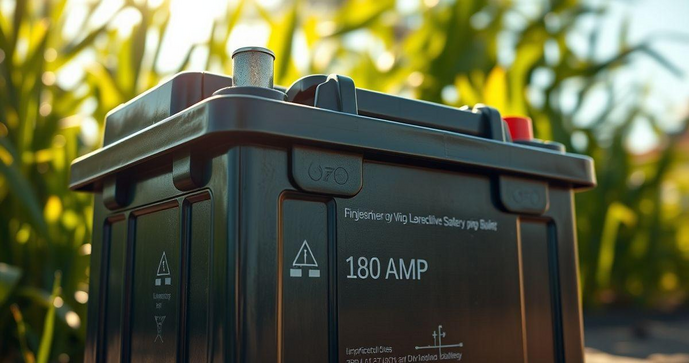 Bateria 180 Amperes: A Escolha Ideal para Potência e Durabilidade