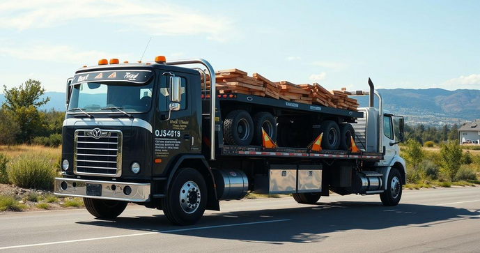 Caminhão plataforma guincho é a solução ideal para transporte seguro e eficiente de cargas pesadas