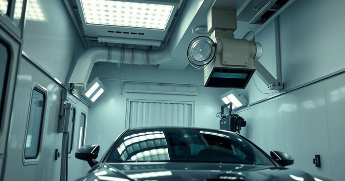 Como Elaborar um Projeto de Cabine de Pintura Automotiva Eficiente