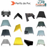 Perfil pvc para degrau amarelo